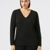 Online Marina Rinaldi Wool sweater BLACK