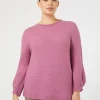 New Marina Rinaldi Wool sweater CYCLAMEN
