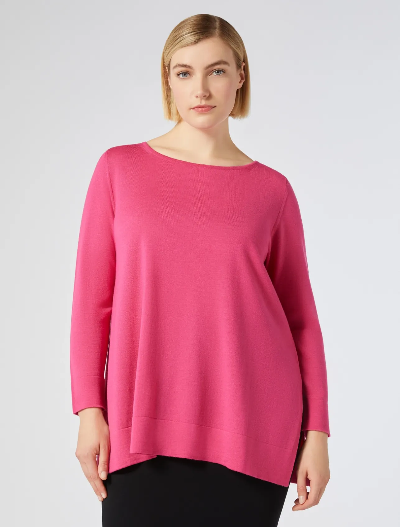 Best Marina Rinaldi Wool sweater FUCHSIA