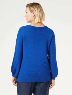 Fashion Marina Rinaldi Wool sweater CHINABLUE