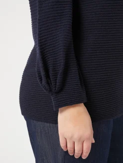 Best Marina Rinaldi Wool sweater MIDNIGHTBLUE