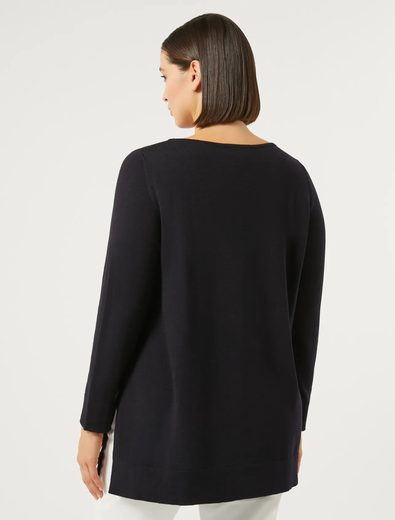 Clearance Marina Rinaldi Wool sweater MIDNIGHTBLUE