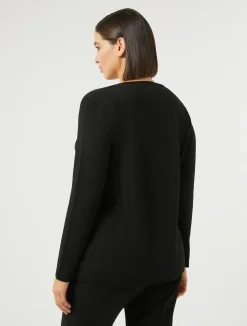 Online Marina Rinaldi Wool sweater BLACK