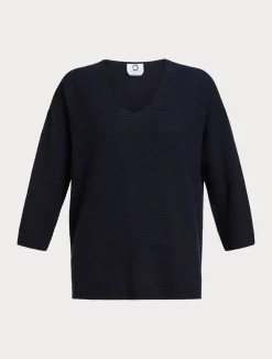 Best Marina Rinaldi Wool sweater MIDNIGHTBLUE