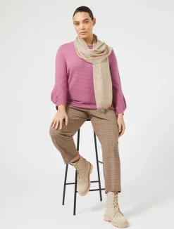 New Marina Rinaldi Wool sweater CYCLAMEN