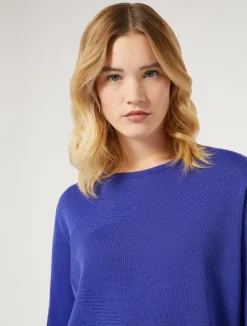 Best Marina Rinaldi Wool yarn sweater PURPLE