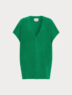 New Marina Rinaldi Wool-blend cape EMERALD