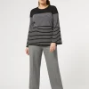 Fashion Marina Rinaldi Woollen cloth trousers BLACK