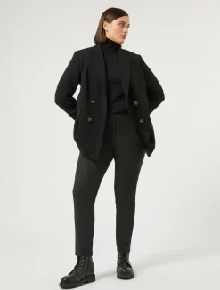 Clearance Marina Rinaldi Woollen polo neck jumper BLACK