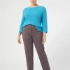 Hot Marina Rinaldi Yarn-dyed jersey trousers TANGERINE