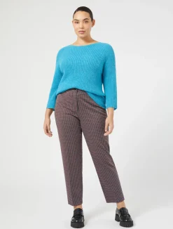 Hot Marina Rinaldi Yarn-dyed jersey trousers TANGERINE