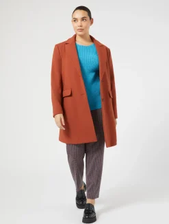 Hot Marina Rinaldi Yarn-dyed jersey trousers TANGERINE